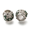 Rack Plating Alloy European Beads FIND-H005-22P-02-1