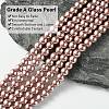 Eco-Friendly Dyed Glass Pearl Beads Strands LS-HY-A008-6mm-RB085-2