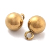 Ion Plating(IP) 304 Stainless Steel Charms STAS-R138-06G-03-2