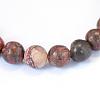 Natural Picasso Stone/Picasso Jasper Beads Strands G-E334-10mm-10-2