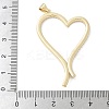 Brass Micro Pave Cubic Zirconia Pendants KK-K298-14G-03-3