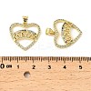 Mother's Day Brass Micro Pave Cubic Zirconia Pendants KK-M324-02E-G-3