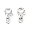 Anti-Tarnish Rhodium Plated 925 Sterling Silver Swivel Clasps STER-K173-22P-3