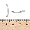 SHEGRACE Brass Curved Tube Beads XGRPCU028-259P-3