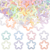 100Pcs Transparent Luminous Acrylic Pendants TACR-SP0001-18-1