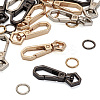 15Pcs 6 Colors Alloy Swivel Snap Hook Clasps FIND-TA0003-78-1
