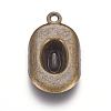 Tibetan Style Alloy Hat Pendants LS-TIBEP-1023-AB-FF-4