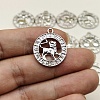 Constellation Themes Alloy Rhinestone Pendants PW-WGDA156-10-1
