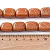 Natural Red Aventurine Beads Strands G-H331-B02-5
