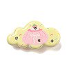 Cute Cloud Resin Alligator Hair Clips LS-AJEW-U004-04A-1