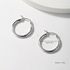 Vintage S925 Sterling Silver Hoop Earrings NK6073-3