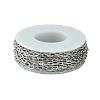 304 Stainless Steel Cable Chains CHS-K001-30-2.5mm-3