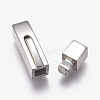 Tarnish Resistant 304 Stainless Steel Bayonet Clasps STAS-A035F-5P-4