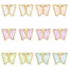 10Pcs Alloy Glass Pendants GLAA-YW0005-19-1