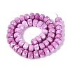 Anti-Tarnish Electroplate Glass Beads Strands GLAA-T025-10mm-11H-3
