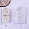 Flower DIY Food Grade Silicone Candle Molds PW-WG34714-02-1