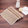 Braided Jute and Lace Non-Slip Insulation Pad AJEW-WH0066-01-5