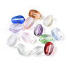 Baking Paint Transparent Glass Beads DGLA-N014-10-2