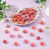 80Pcs 61G Acrylic Imitation Gemstone Beads MACR-TADJ0001-10E-4