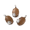 Synthetic Goldstone Pendants G-C235-03K-RS-1