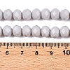 Opaque Solid Color Imitation Jade Glass Beads Strands EGLA-A044-P8mm-D19-4
