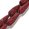 Synthetic Coral Carved Beads Strands CORA-C003-09A-02-1