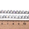 Anti-Tarnish Electroplate Glass Beads Strands GLAA-T025-6mm-14A-2