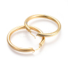 201 Stainless Steel Big Hoop Earrings LS-EJEW-A052-19F-G-2