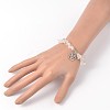 Natural Crystal Beaded Stretch Bracelets BJEW-JB01996-02-3
