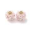 Handmade Resin Indonesia Round Beads IPDL-P005-24AS-01-1
