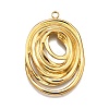 304 Stainless Steel Pendants STAS-M116-41G-2