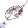 Amethyst Pendant Decoration LS-AJEW-P098-04P-3