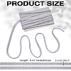 Polyester Braided Lace Trim Ribbon for Curtain Sofa Decoration OCOR-WH0105-013A-02-2