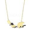 304 Stainless Steel Pendant Necklaces for Women FS-WGD2842-03-3