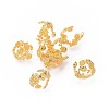 Brass Fancy Bead Caps PALLOY-G193-07G-2