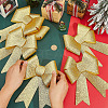 Christmas PVC Glitter Bowknot AJEW-SP0003-72A-02-3