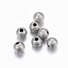 Tarnish Resistant 304 Stainless Steel Textured Beads LS-STAS-F174-32P-1