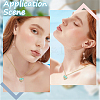6Pcs Rack Plating Brass Micro Pave Cubic Zirconia Pendants KK-BBC0011-01-5