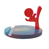 DIY Mobile Phone Holders Silhouette Silicone Statue Mold DIY-I081-11-2