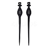Vintage Schima Wood Hair Sticks Findings OHAR-N008-05-1