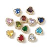 Brass Birthstone Beads KK-D372-01G-1