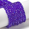 Electroplate Transparent Glass Beads Strands LS-EGLA-A035-T3mm-L06-1