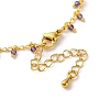 Brass Cable Chain Necklace Making KK-K337-12G-12-3
