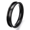 201 Stainless Steel Grooved Finger Ring Settings RJEW-TAC0017-4mm-01B-2