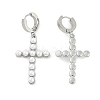 304 Stainless Steel Hoop Earrings EJEW-A119-08P-4