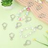 24Pcs Alloy Swivel Clasps FIND-SC0017-49B-3