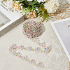 5 Yards Flower Polyester Lace Ribbon OCOR-GF0004-95A-3