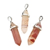 Glass Pointed Pendants G-XCP0001-33-1