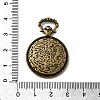 Vintage Tibetan Style Alloy Pendant Cabochon Settings X-TIBEP-M018-31AB-NF-4