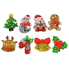 Christmas Theme Transparent Resin Cabochones PW-WG91FD0-01-1